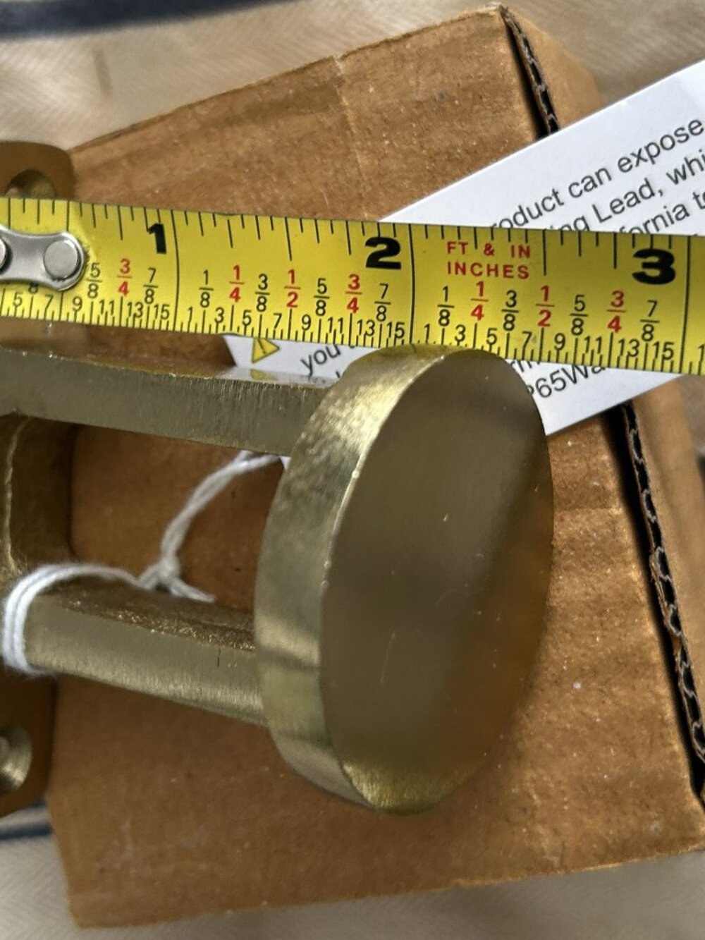 Anthropologie Gold Hooks — Set of 6 - Picture 4 of 5